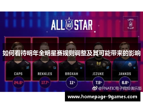 如何看待明年全明星赛规则调整及其可能带来的影响 如何看待明年全明星赛规则调整及其可能带来的影响
